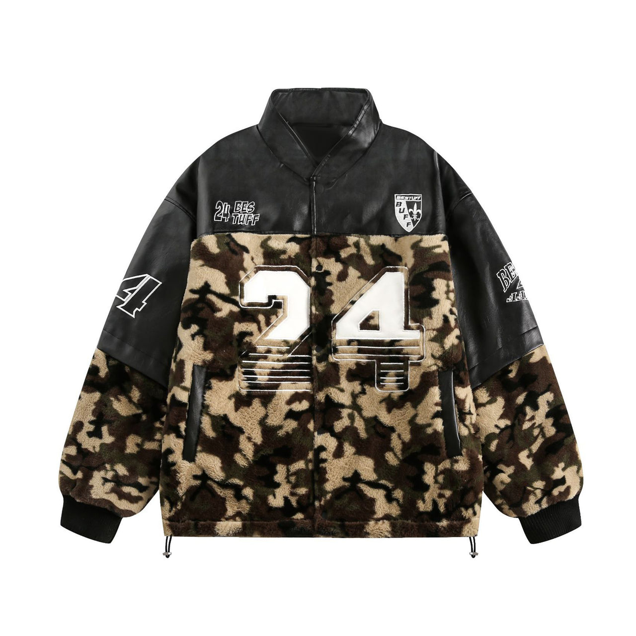 99-1 Camouflage Sherpa Padded Coat