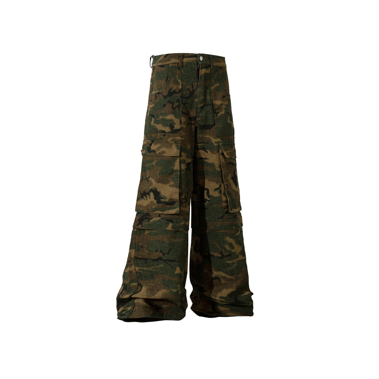 99-1 Loose Fit Camouflage Cargo Pants