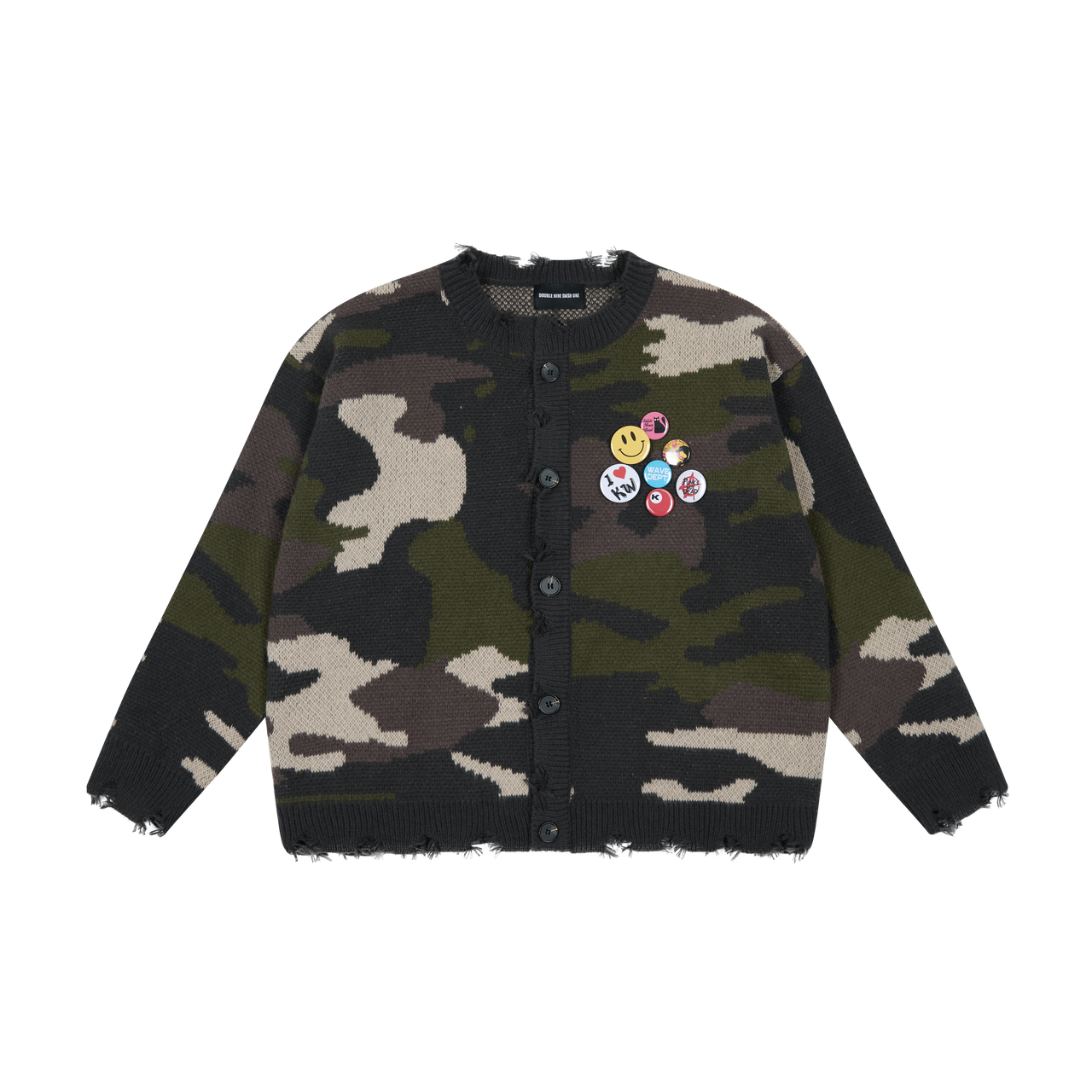 Badge Camouflage Sweater