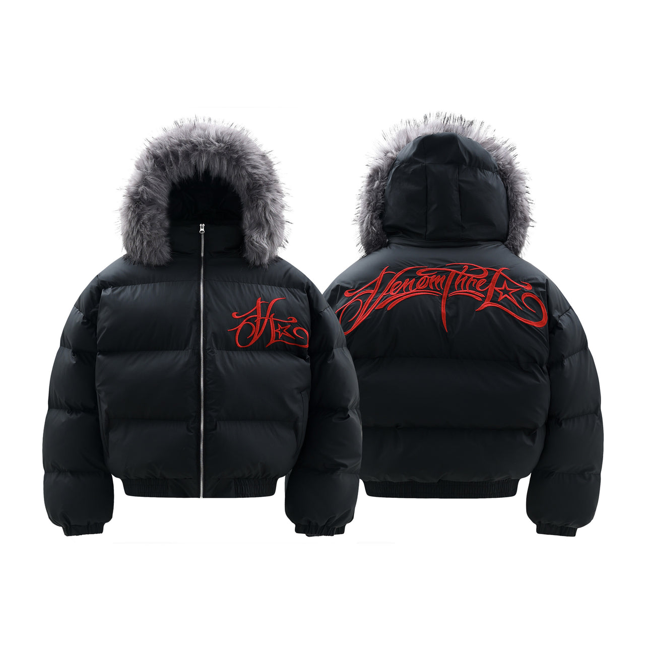 99-1 Embroidered Padded Jacket