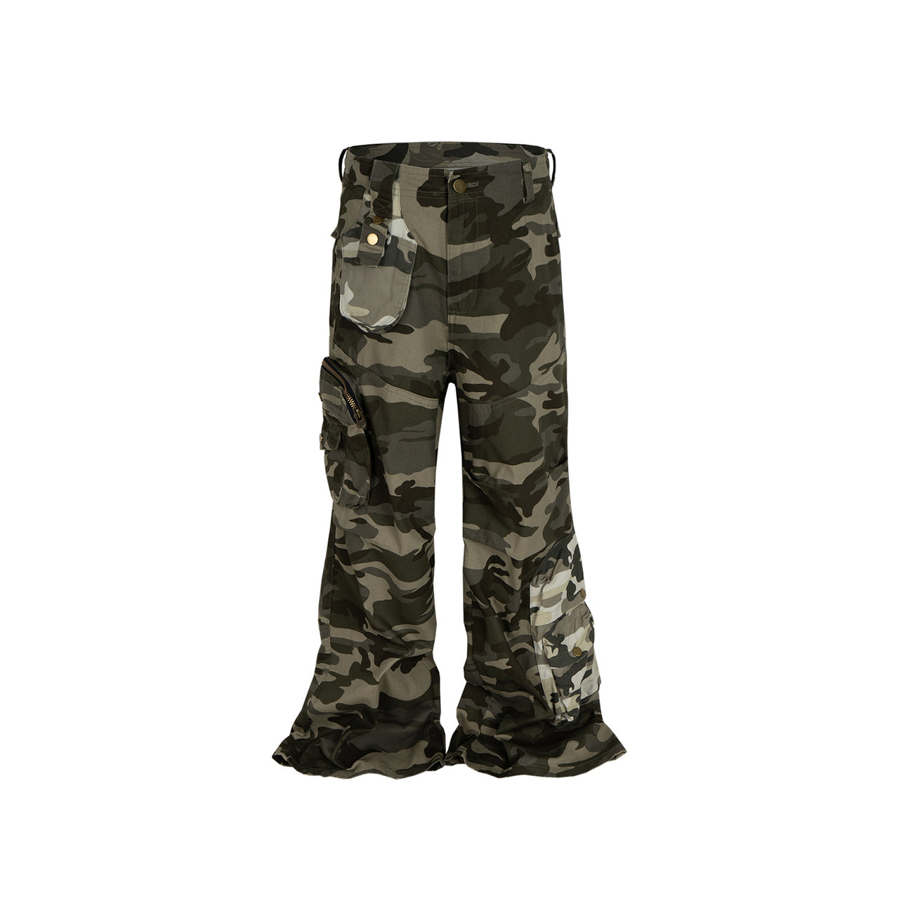 99-1 Camouflage Mini-Flare Cargo Pants