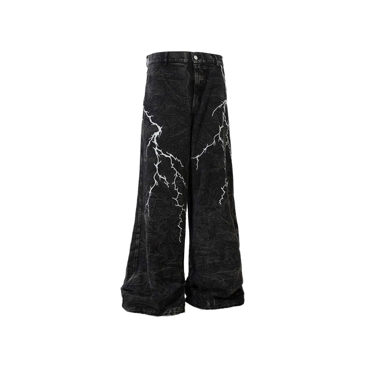 99-1 Lightning Embroidered Jeans